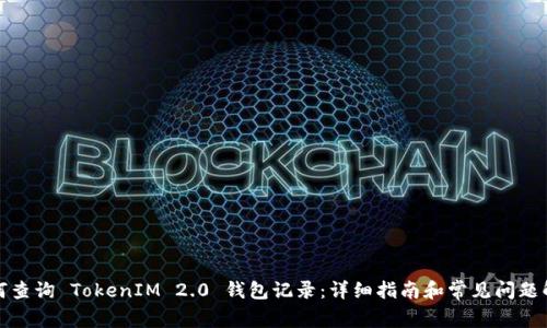 如何查询 TokenIM 2.0 钱包记录：详细指南和常见问题解答